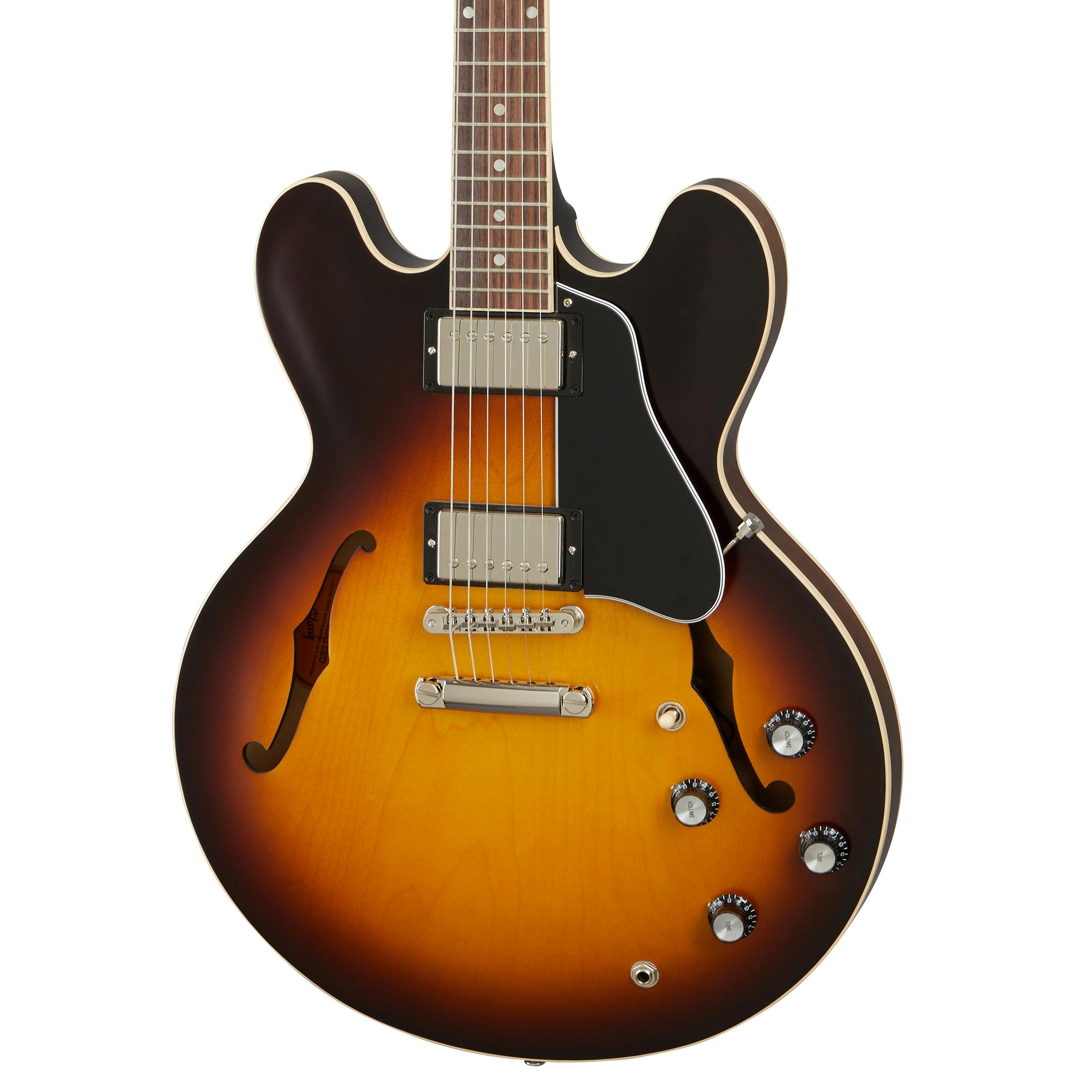 Gibson ES-335 Satin in Satin Vintage Burst - Andertons Music Co.